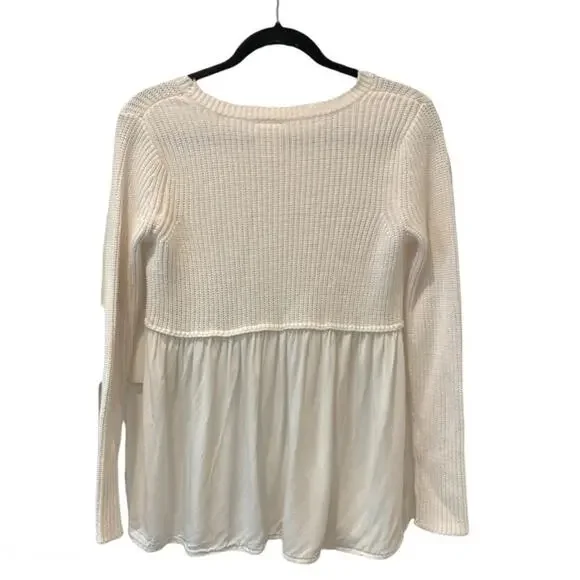 Off white self esteem knit sweater. size small - Picture 2 of 5